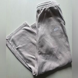 Nike Beige Joggers Wide Leg